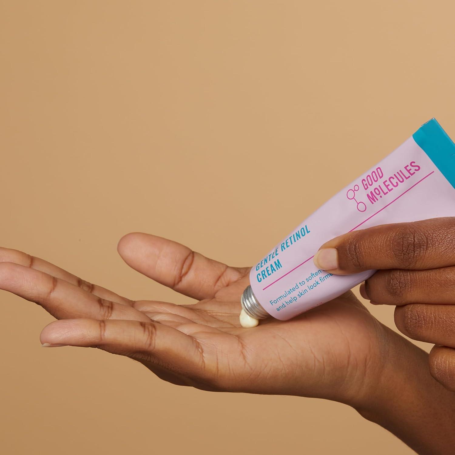 imageGood Molecules Gentle Retinol Cream Retinol Night Cream to Minimize Appearance of Fine Lines ampamp Wrinkles Skin Tightening Recipe with Bakuchiol AntiAging Skin Care For Face