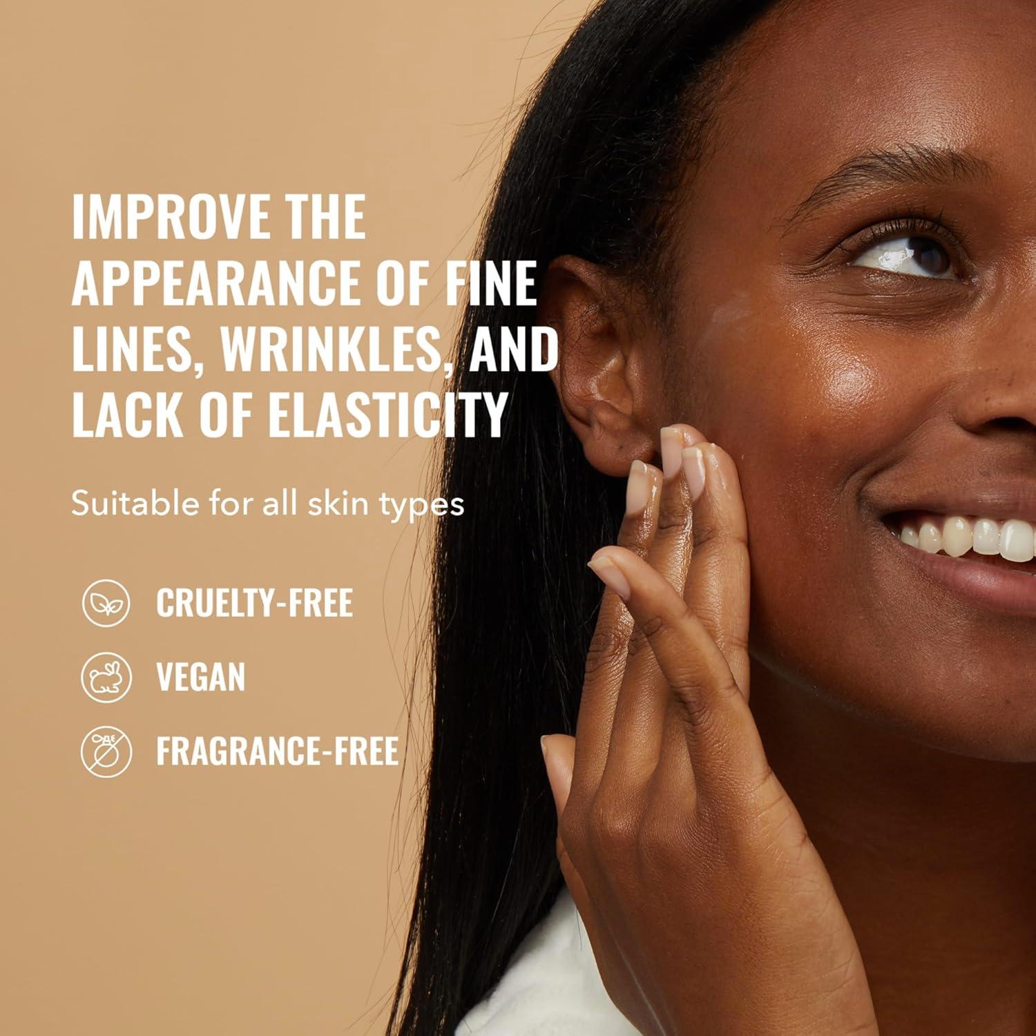 imageGood Molecules Gentle Retinol Cream Retinol Night Cream to Minimize Appearance of Fine Lines ampamp Wrinkles Skin Tightening Recipe with Bakuchiol AntiAging Skin Care For Face