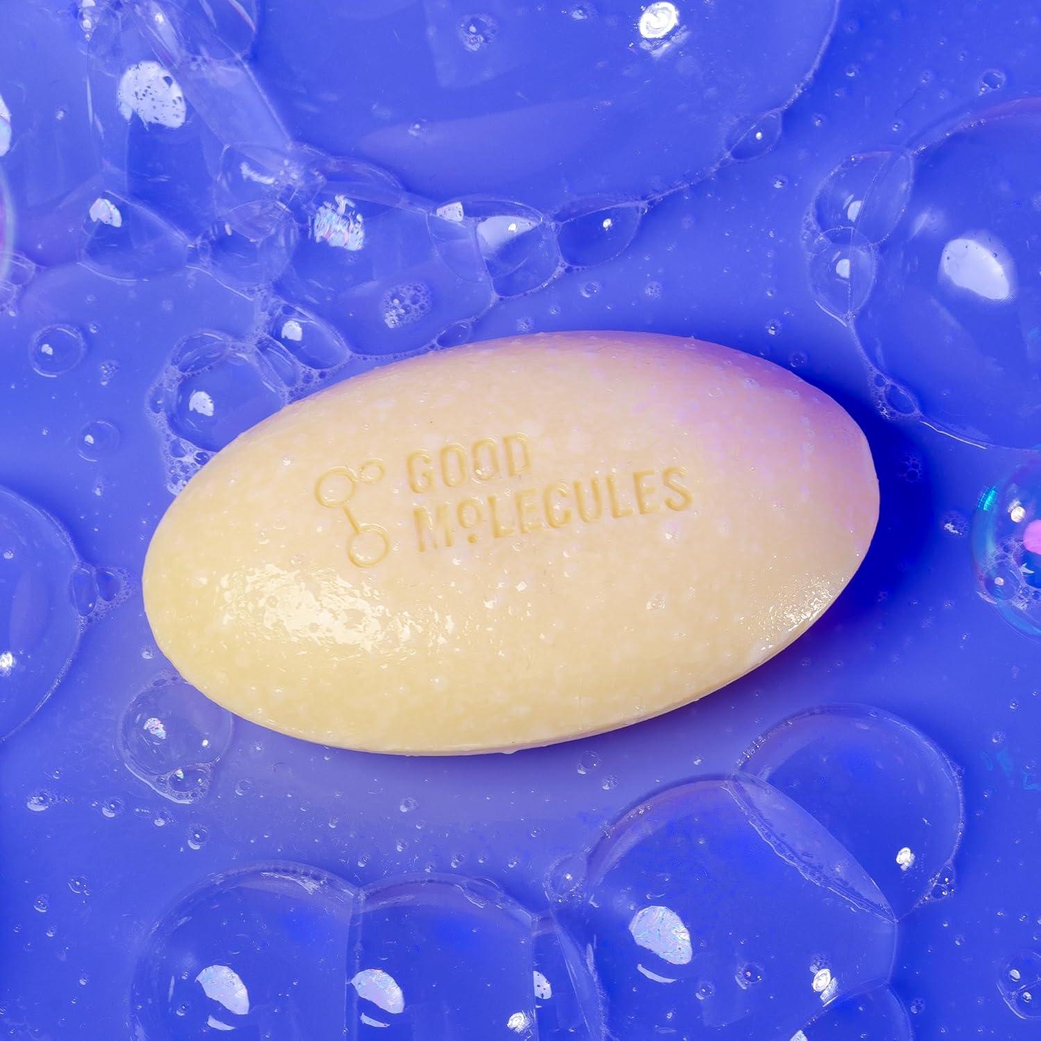 imageGood Molecules Hydrate and Cleanse Bar Soap Free Bar with Shea Butter and Macadamia Seed Oil for Ultra Hydrating Body and Face Moisturizer Skin Care
