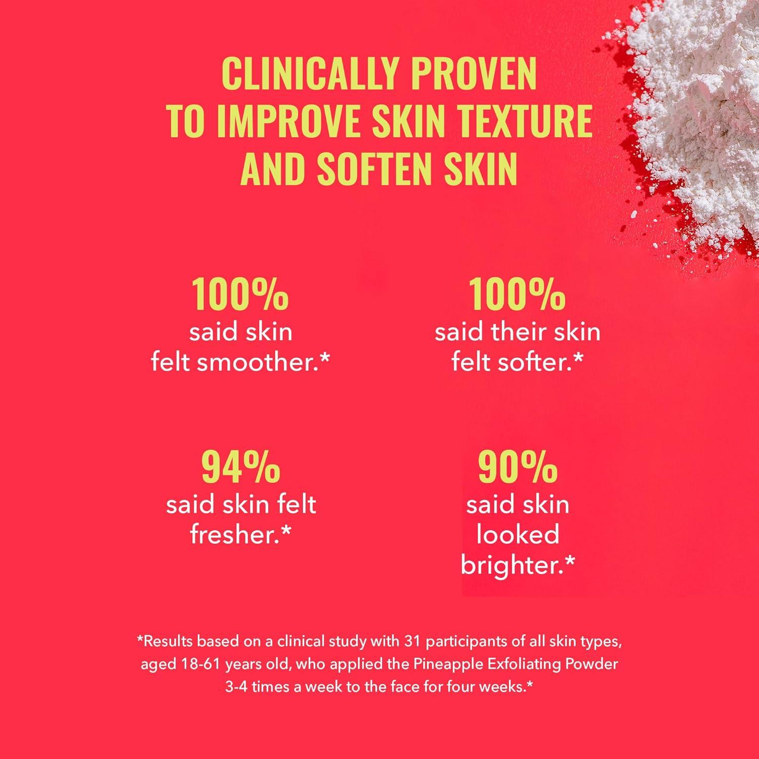 imageGood Molecules Pineapple Exfoliating Powder Exfoliating Face Scrub with Natural Enzymes Gentle AlcoholFree Facial Cleanser Skin Care for Face