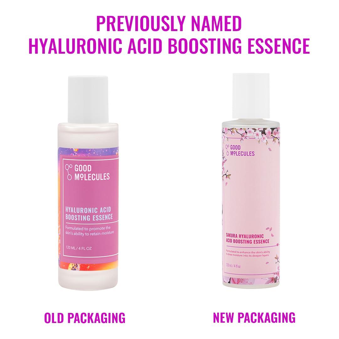 imageGood Molecules Sakura Hyaluronic Acid Boosting Essence Ultra Hydrating Facial Moisturizer Skincare for Hydration Tightening Anti Aging Instant Glow Skin Care for Face