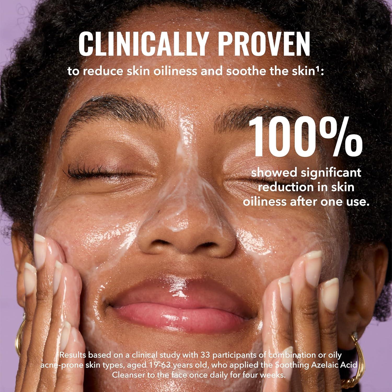 imageGood Molecules Soothing Azelaic Acid Cleanser Gentle Creamy NonFoaming Face Wash for Oily Sensitive ampamp AcneProne Skin Vegan ampamp FragranceFree 120 ml