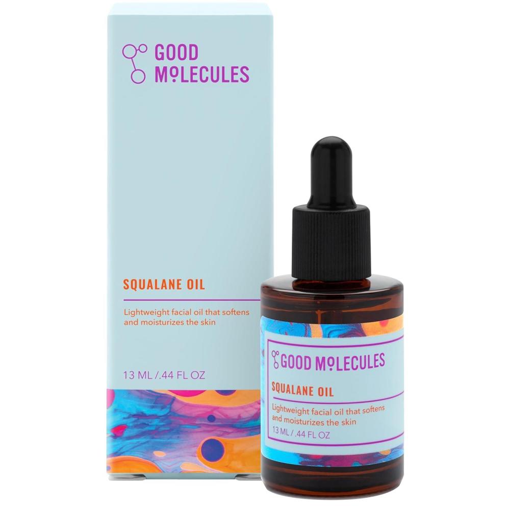 imageGood Molecules Squalane Oil  Moisturizer for Face Skin and Hair Plumping Firming AntiAging  Skincare for Face to Hydrate and Calm the Skin