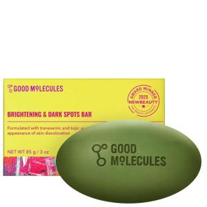 Good Molecules Brightening & Dark Spots Bar – Soap Free Face and Body Bar – Tranexamic, Kojic Acids and Niacinamide to Target Dark Spots – Skin Care(3 Ounce (Pack of 1))