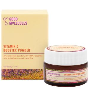 Good Molecules Vitamin C Booster Powder – 100% L-Ascorbic Acid for Collagen Production – Vitamin C Powdered Face Serum Booster for Anti Aging, Skin Care
